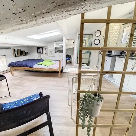 Apartamento Petit St Louis Mansardé Atypique Climatisé Sète